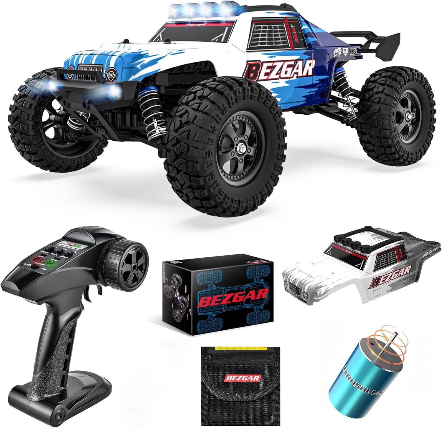 CATORCE シープスキン アシンメトリック ベストジレ　お値下げ Amazon.com: BEZGAR HM124 Brushless RC Car - 1:12 Scale 52+KM/H